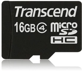Transcend 16GB, Class 4 (TS16GUSDC4)