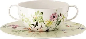 Rosenthal Brillance Bone China Grand Air Suppentasse mit Untertasse, 2-tlg.