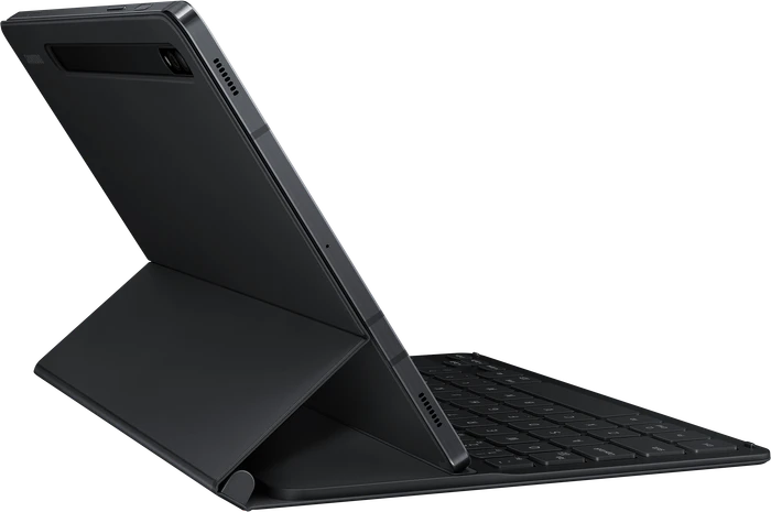 Samsung EF-DT630 Book Cover Keyboard Slim für Galaxy Tab S7 / Tab S8, schwarz, DE