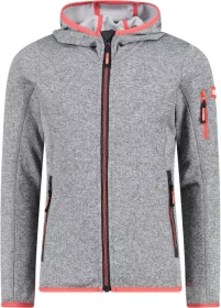 CMP Knit-Tech Fleece Jacke glacier/cemento (Junior)