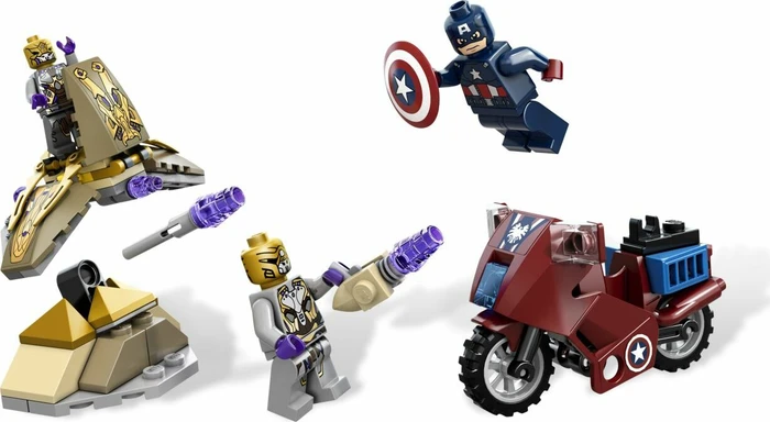 LEGO Marvel Super Heroes Spielset - Captain Americas Rächer-Bike