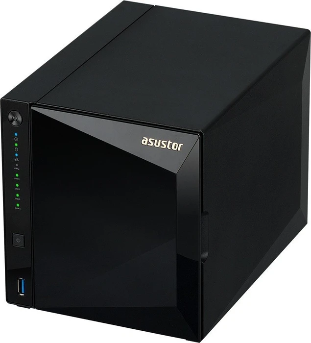 Asustor AS4004T, 2GB RAM, 1x RJ-45 10GBase-T, 2x RJ-45 1000Base-T