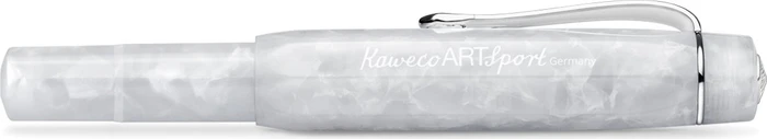 Kaweco ART Sport mineral white, rechte Hand, fein