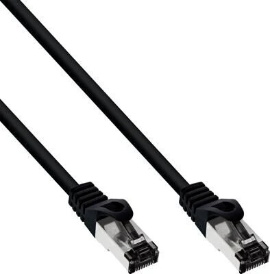 InLine Patchkabel, Cat8.1, S/FTP, RJ-45/RJ-45, 15m, schwarz (78815S)