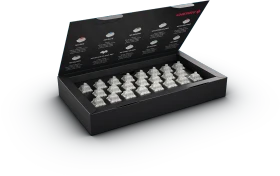 Cherry MX RGB ERGO CLEAR Switch Kit, MX RGB ERGO CLEAR 50Mio Switch Set, MX2A, 23er-Pack
