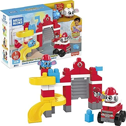 Mattel Mega Bloks Fisher-Price First Builders Guck-Guck Feuerwache