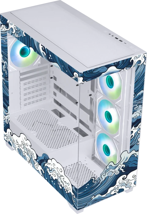 BitFenix CETO Premium Wave version, Glasfenster