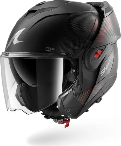Shark OXO Sp Lyne matt schwarz/grau/rot