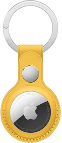 Apple AirTag Schlüsselanhänger aus Leder sonnengelb