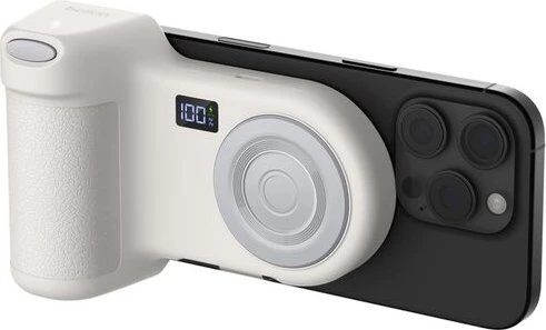 Belkin Stage PowerGrip magnetischer Kamerahalter mit Powerbank sandfarben