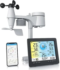 Brandson Equipment 5in1 Wetterstation, digital