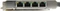 StarTech LAN-Adapter, 4x RJ-45, PCIe x4 Vorschaubild