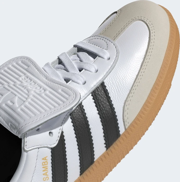 adidas Samba LT cloud white/core black/gold metallic