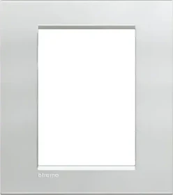 Bticino Livinglight Abdeckrahmen 1-fach, silber