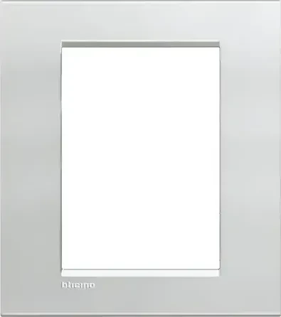 Bticino Livinglight Abdeckrahmen 1-fach, silber