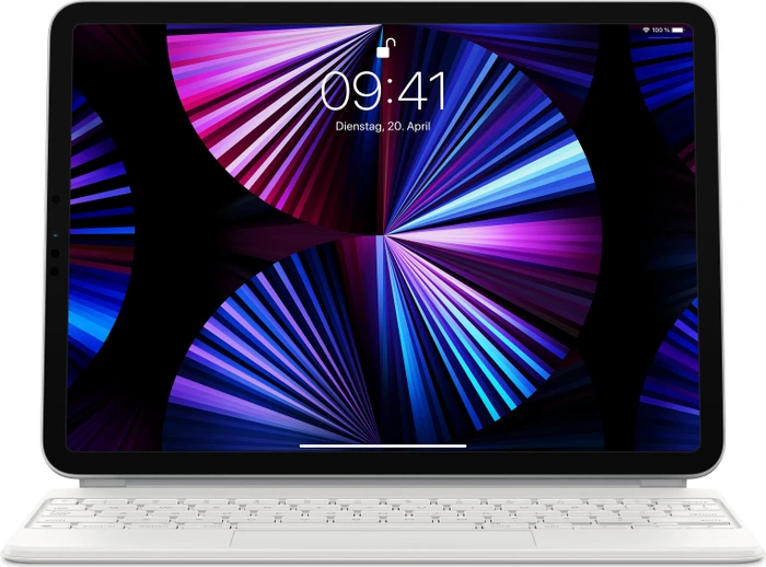 Apple Magic Keyboard für iPad Pro 11", weiß, DE