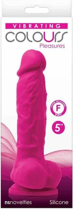 NS Novelties Colours Pleasures Dildo Vibe 5inch pink