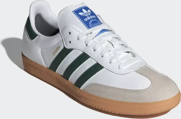 adidas Samba OG cloud white/collegiate green/gum