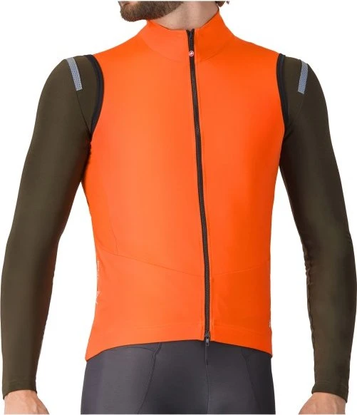 Castelli Perfetto Air Fahrradweste brilliant orange (Herren)
