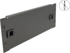 DeLOCK 10" Blindpanel, geschlossen, schwarz, 2HE