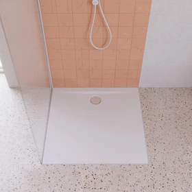 Kaldewei Superplan Zero 1516-1 Duschwanne 80x80cm, Secure Plus, cool grey80