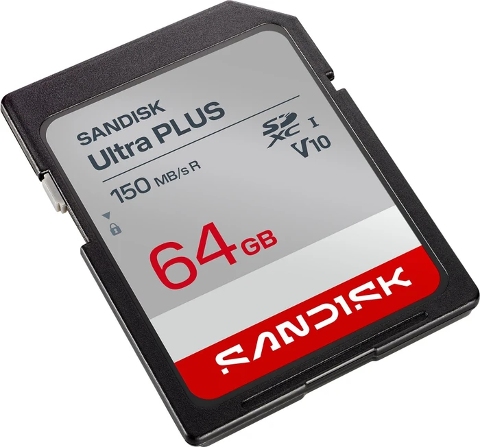 SanDisk Ultra PLUS R150 64GB, UHS-I U1, Class 10