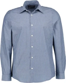 Marc O'Polo Shaped Stripes Hemd langarm multi/blue daze (Herren)