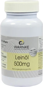 Warnke Leinöl 500mg Softkapseln, 100 Stück