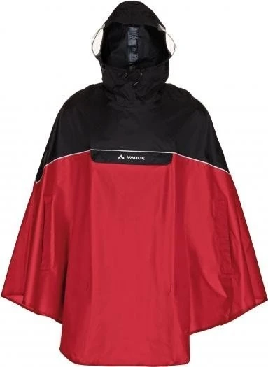 Vaude Covero II Poncho rot
