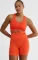 hummel Seamless Sports Top Funktionsshirt ärmellos tangerine tango (Damen) Vorschaubild