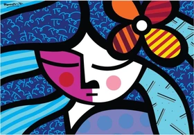 Bluebird Puzzle Romero Britto Girl with flower