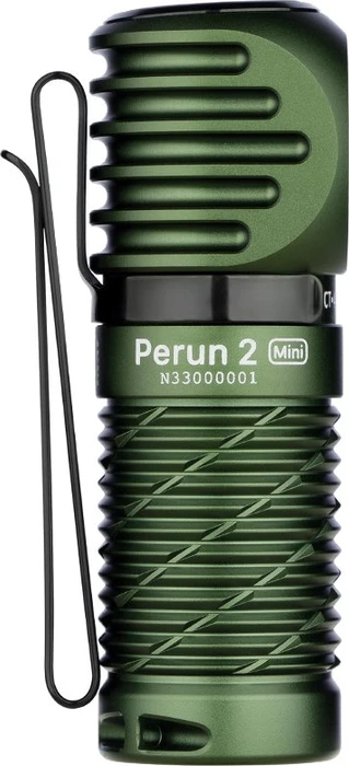 OLight Perun 2 Mini Stirnlampe od green
