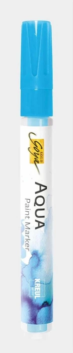 Kreul Solo Goya Aqua Paint Marker brush cyan