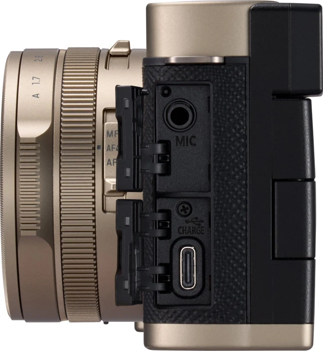 Panasonic Lumix L10 titanium gold
