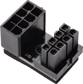 InLine Grafikkarten Stromadapter intern, 180° ATX 8pol Stecker auf Buchse (26638E)