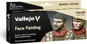 Vallejo Model Color Face Painting Set Farbset, 8-tlg.