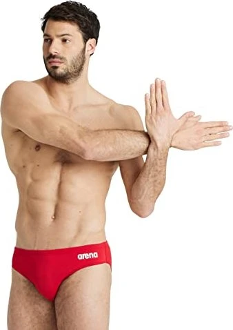 Arena Team Badehose rot/weiß (Herren)
