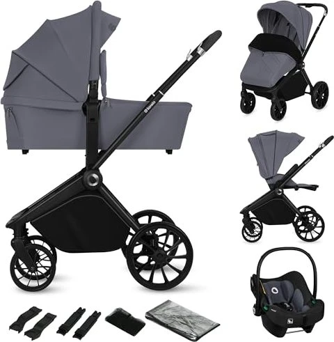 Lionelo Mika Plus 3in1 grey stone