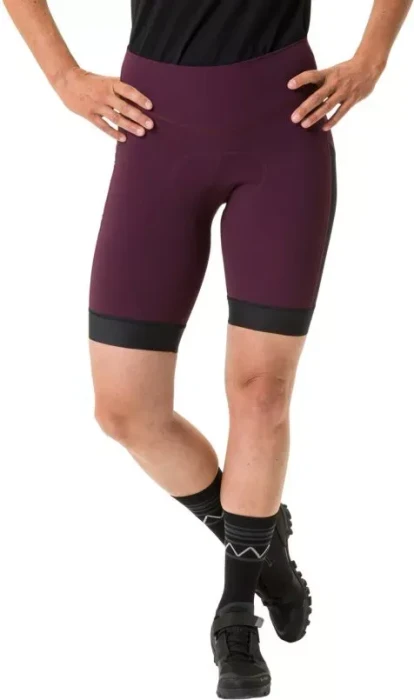 Vaude Kuro Tights Fahrradhose kurz cassis (Damen)