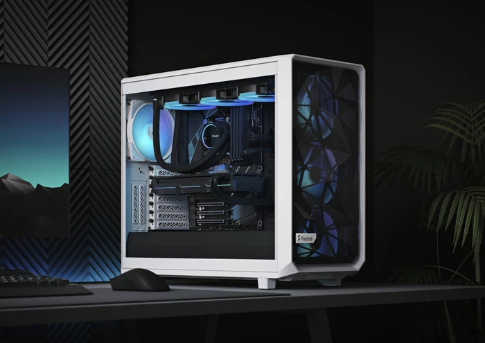 Fractal Design Meshify 2 RGB White TG Clear Tint, Glasfenster