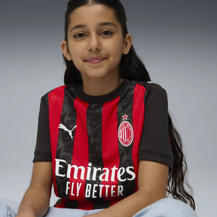Puma AC Milan 2025/2026 Heimtrikot kurzarm for all time red/puma black (Junior)