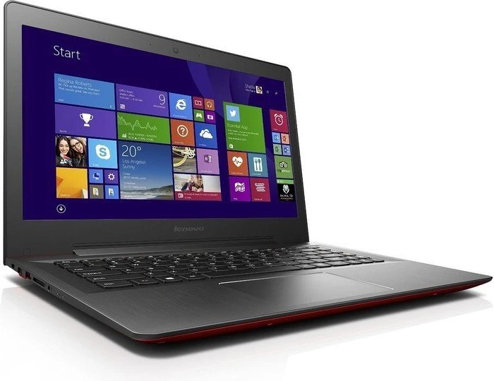 Lenovo U41-70, rot, Core i5-5200U, 8GB RAM, 256GB SSD, DE