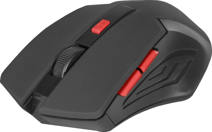 Defender Accura MM-275 Wireless Optical Mouse schwarz/rot, USB