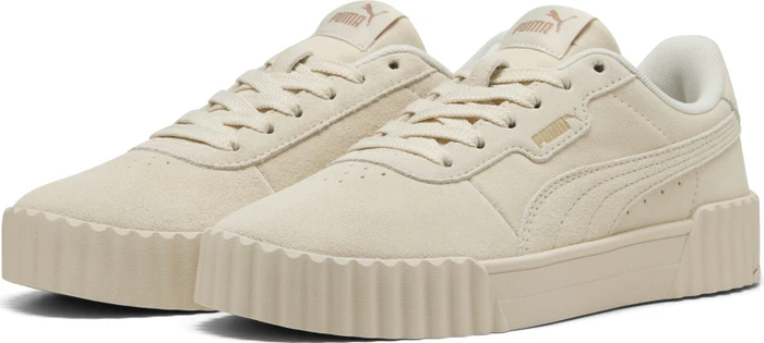 Puma Carina 3.0 Suede alpine snow/puma gold (Damen)
