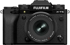 Fujifilm X-T5 schwarz mit Objektiv Fujinon XF 16-50mm 2.8-4.8 R LM WR