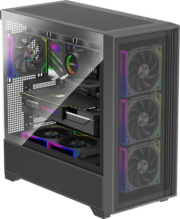 Xilence Gaming Series XF072 ARGB, schwarz, 120mm, 3er-Pack