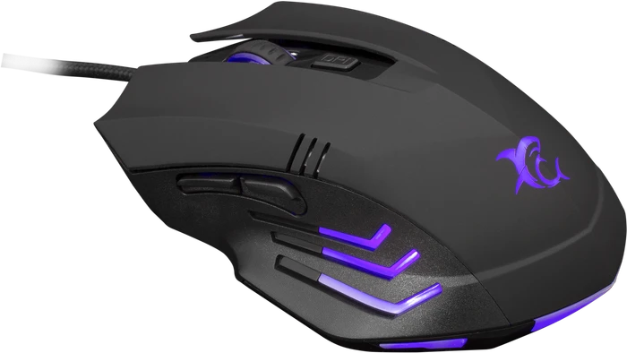 White Shark Hannibal 2 Black Gaming Mouse, schwarz, USB