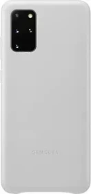 Samsung Leather Cover für Galaxy S20+ light gray