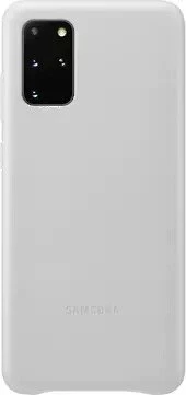 Samsung Leather Cover für Galaxy S20+ light gray