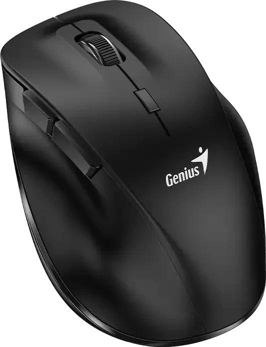 Genius Ergo 8230S Easy Ergonomic Wireless Silent Mouse schwarz, USB